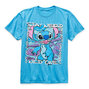 Disney Little & Big Boys Crew Neck Short Sleeve Graphic T-Shirt