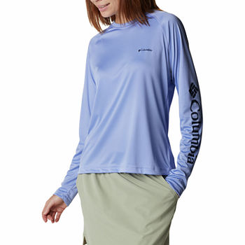 Columbia Sportswear Co. Fork Stream Womens Crew Neck Long Sleeve T-Shirt
