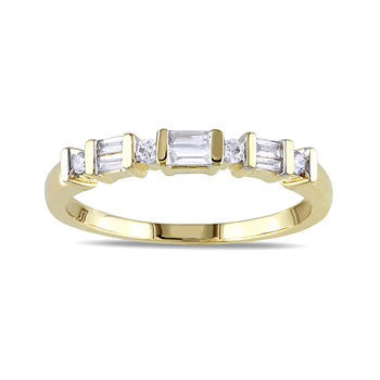 1/5 CT. T.W. Diamond 10K Yellow Gold Anniversary Ring