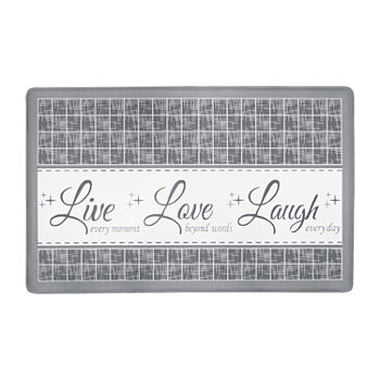 Achim Antifatigue Live Love Laugh Anti-Fatigue Indoor Kitchen Mat
