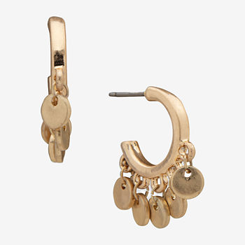 a.n.a Gold Tone Hoop Earrings