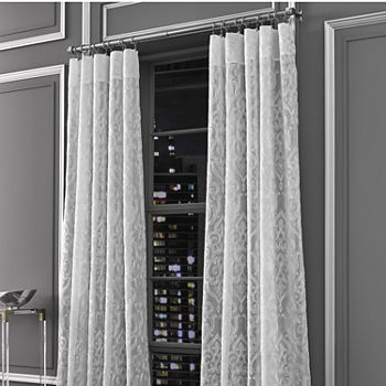 Queen Street Lafayette Sheer Rod Pocket Single Curtain Panel