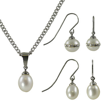3-Pc. Cultured Freshwater Pearl Boxed Set
