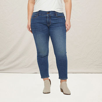 a.n.a-Plus Womens Comfort Waist Skinny Jean