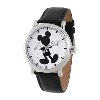 Disney Mickey Mouse Boys Black Strap Watch Wds000691