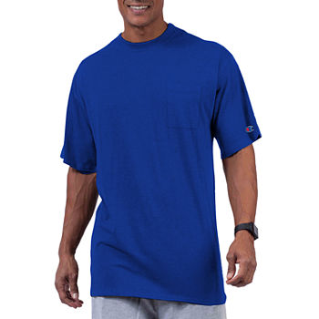 Champion Big and Tall Mens Crew Neck Short Sleeve Pocket T-Shirt