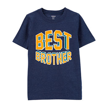 Carter's Little & Big Boys Round Neck Short Sleeve Graphic T-Shirt