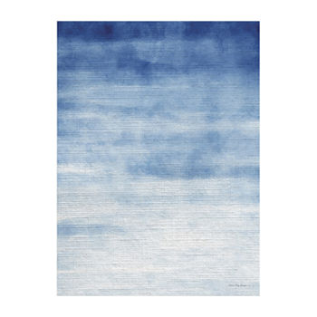 Abstract Blue Canvas Art