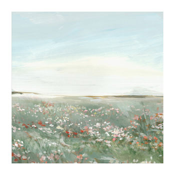 Wildflower Meadow I Traditional Canvas Art
