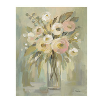 Painterly Strokes Floral Canvas Art