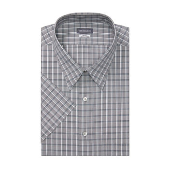 Van Heusen® Short-Sleeve Poplin Dress Shirt - Big & Tall