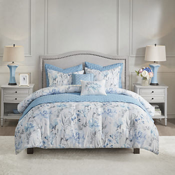 Madison Park Zayden 8-pc. Midweight Embroidered Comforter Set