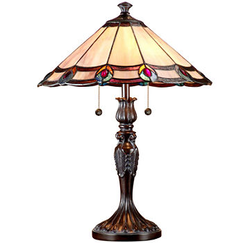 Dale Tiffany™ Aldridge Peacock Table Lamp