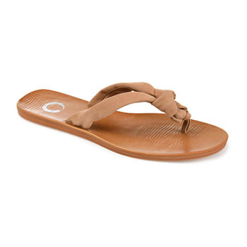 Journee Collection Womens Brindle Flat Sandals