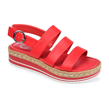 Journee Collection Womens Robyn Wedge Sandals