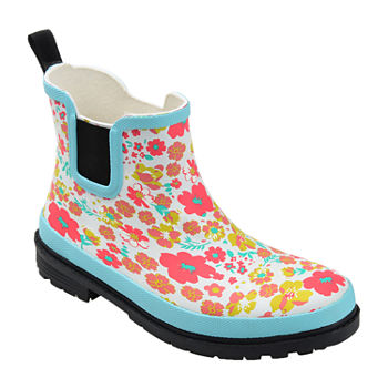 Journee Collection Womens Tekoa Rain Boots Block Heel