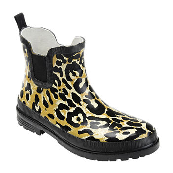 Journee Collection Womens Tekoa Rain Boots Block Heel