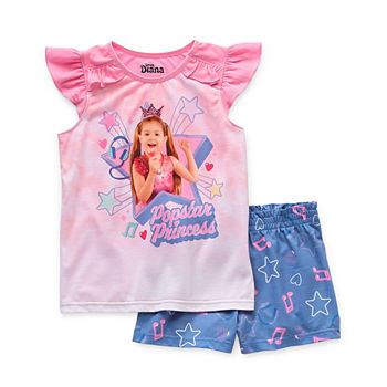 Little & Big Girls 2-pc. Shorts Pajama Set