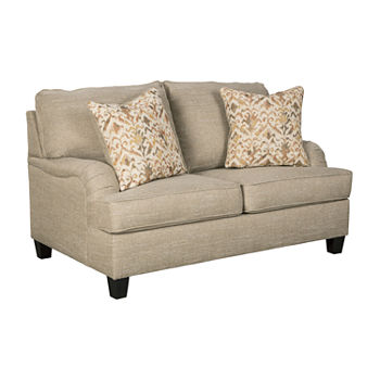 Signature Design by Ashley® Almika Collection Pad-Arm Loveseat