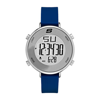 Skechers Magnolia Womens Chronograph Digital Blue Strap Watch Sr6067