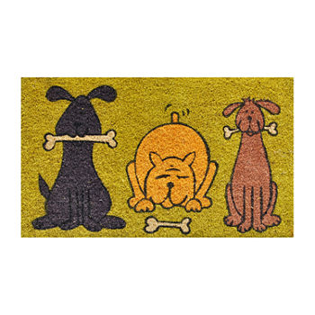 Calloway Mills Doggie Fun Rectangular Outdoor Doormat