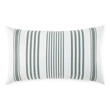 Linden Street 14x22'' Stripe Lumbar Outdoor Throw Pillow