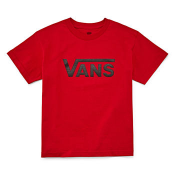 Vans Big Boys Crew Neck Short Sleeve Graphic T-Shirt