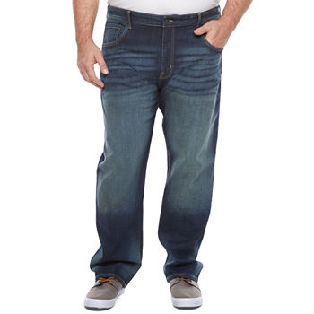 The Foundry Big & Tall Supply Co. Mens Stretch Straight Relaxed Fit Jean