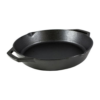 Lodge Cast Iron 12" Grill Pan with Dual Handle