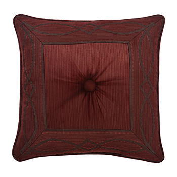 Five Queens Court Chianti Square Throw Pillow
