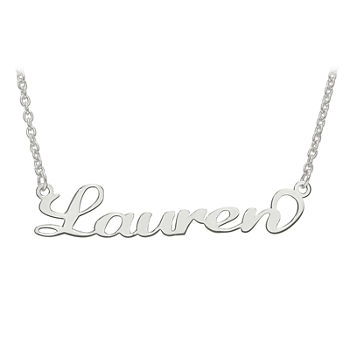 Personalized 9x48mm Matura Font Name Necklace