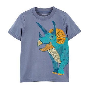 Carter's Toddler Boys Round Neck Short Sleeve Graphic T-Shirt