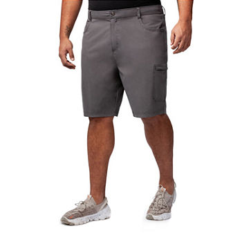 Free Country Mens Big and Tall Stretch Active Trek Cargo Shorts