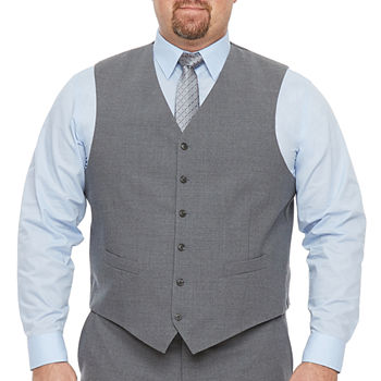 Stafford Super Mens Stretch Classic Fit Suit Vest - Big and Tall
