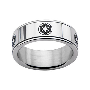 Star Wars® Stainless Steel Galactic Empire Symbol Spinner Ring