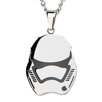 Star Wars® Stainless Steel Episode VII Stormtrooper Pendant Necklace