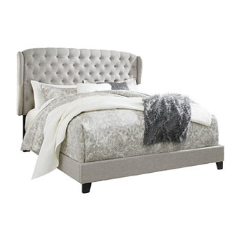 Signature Design by Ashley® Jeralyn Upholstered Wing Back Bed