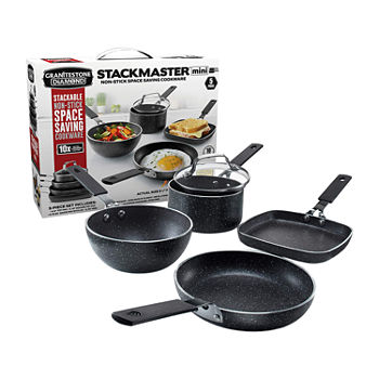 Granite Stone 5-pc. Mini Stackmaster Cookware Set