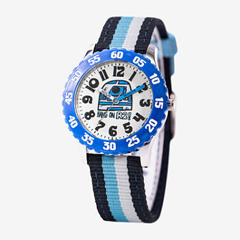 Disney Star Wars Boys Blue Strap Watch Wds001077