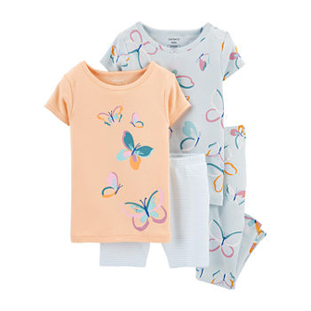 Carter's Toddler Girls 4-pc. Pajama Set