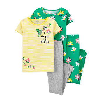 Carter's Little & Big Girls 4-pc. Pajama Set