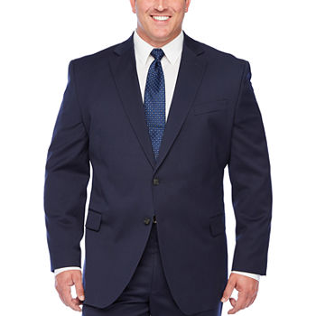 Stafford Super Suit Mens Classic Fit Suit Jacket-Big and Tall