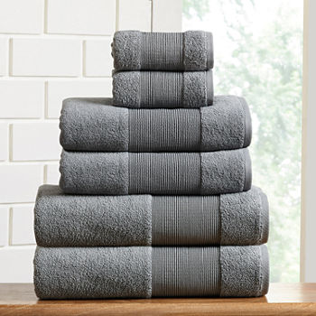 Aircloud 6-pc. Quick Dry Solid Bath Towel Set