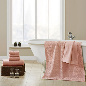 Pacific Coast Textiles Diamond Gate 6-pc. Geometric Bath Towel Set