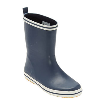 St. John's Bay Womens Mendy Rain Boots Water Resistant Flat Heel
