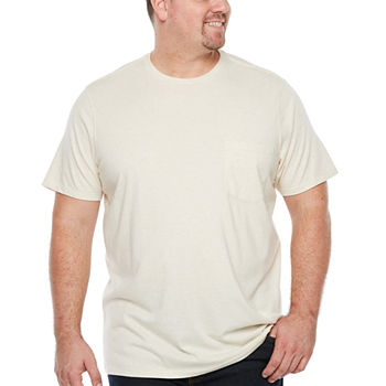 The Foundry Big & Tall Supply Co. Mens Crew Neck Short Sleeve Pocket T-Shirt