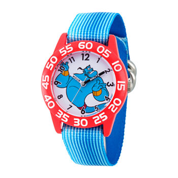 Disney Aladdin Boys Blue Strap Watch Wds000656