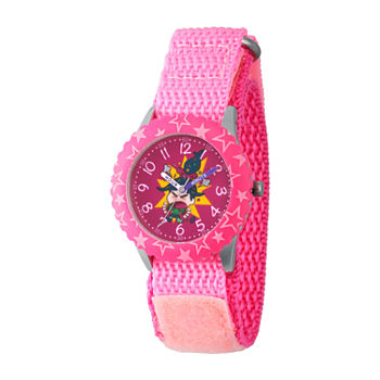 Disney Girls Pink Strap Watch Wds000664