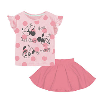 Disney Toddler Girls 2-pc. Mickey and Friends Mickey Mouse Minnie Mouse Skirt Set