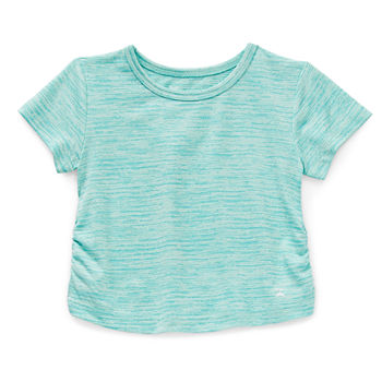 Xersion Toddler Girls Crew Neck Short Sleeve T-Shirt